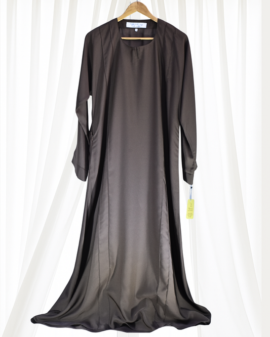 Classic Front-Closed Abaya for Women