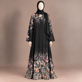 Bloom Printed Chiffon Abaya